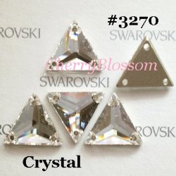 画像1: スワロフスキー 　トライアングル　Crystal