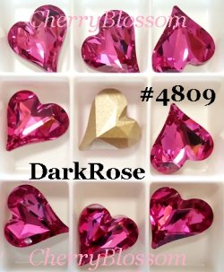 画像1: スワロフスキー　DarkRose