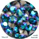 スワロフスキー Emerald*BlueAB*レア色 　チャトン