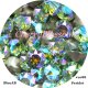 スワロフスキー Peridot*BlueAB*レア色 　チャトン