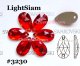 スワロフスキー ドロップ型　LightSiam
