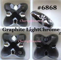 画像1: スワロフスキー　Graphite Light Crome Z