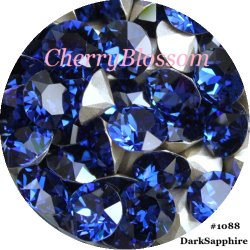 画像1: スワロフスキー　DarkSapphire　チャトン