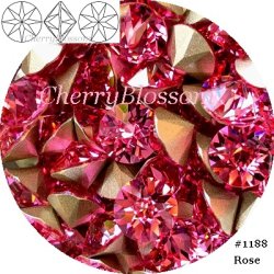 画像1: スワロフスキー　Rose　Wチャトン*レア*廃盤