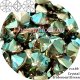 スワロフスキー　Crystal IridescentGreen　Wチャトン*レア*廃盤