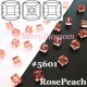 スワロフスキー　キューブ型　RosePeach