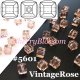 スワロフスキー　キューブ型　VintageRose