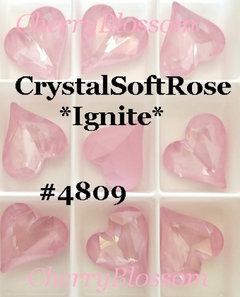 画像1: スワロフスキー　Crystal　SoftRose Ignite (1)