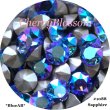 画像1: スワロフスキー Sapphire*BlueAB*レア色 　チャトン (1)