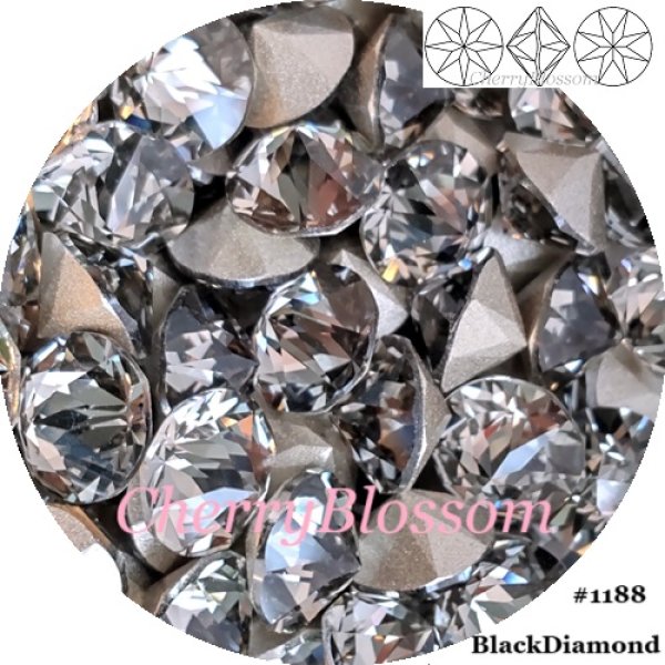 画像1: スワロフスキー　BlackDiamond　Wチャトン*レア*廃盤 (1)
